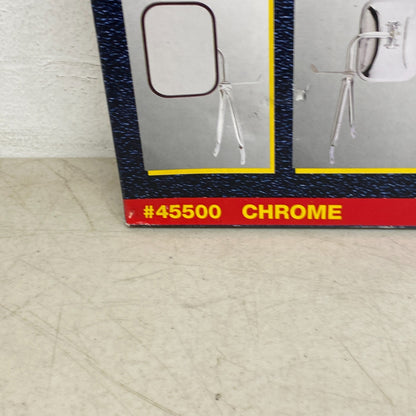 CIPA OE-Style Low-Mount Chrome Side View Mirror for Universal Truck / Van