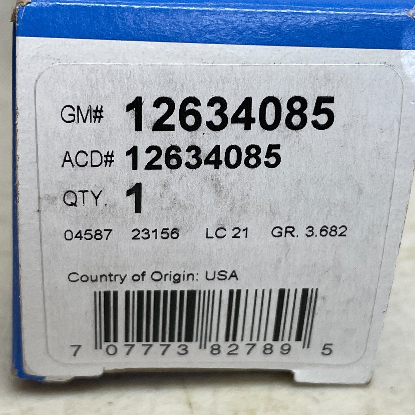 GM Genuine 12634085 Heated Oxygen O2 Sensor Upstream/Downstream for GM Vehicles