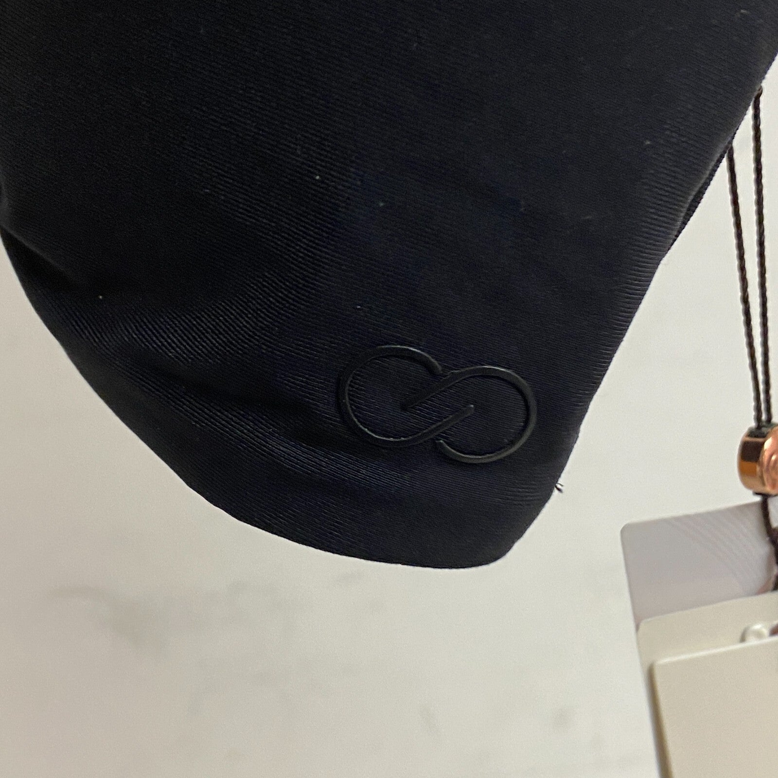 Calia Women's Swim Collection Tie Front Racerback Bikini Top Pure Black WSA22200