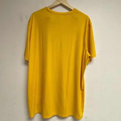 DSG Men's Run Short Sleeve T-Shirt Deep Yellow DAM12204 BRAND NEW