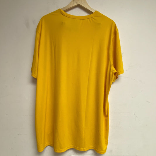 DSG Men's Run Short Sleeve T-Shirt Deep Yellow DAM12204 BRAND NEW