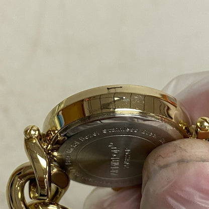 Armitron Women's Genuine Crystal Accented Chain Bracelet Watch, 75/5822GP