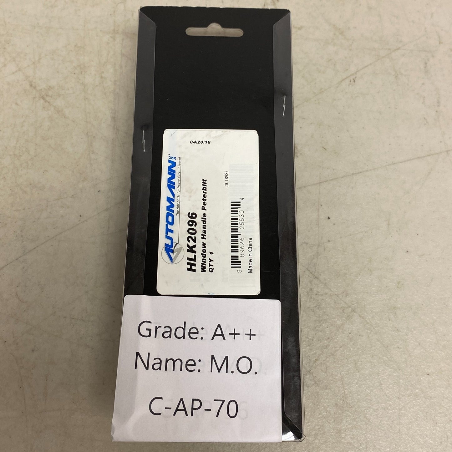 Automann HLK2096 Window Handle (Crank) Peterbilt 320/330/337/357/359/377