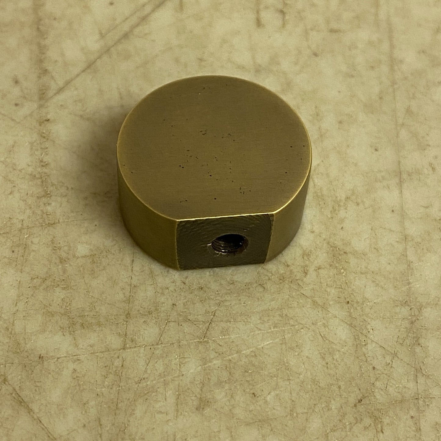 Signature Hardware 2 PACK Orvin Small Brass Round Cabinet Knob Antique Brass