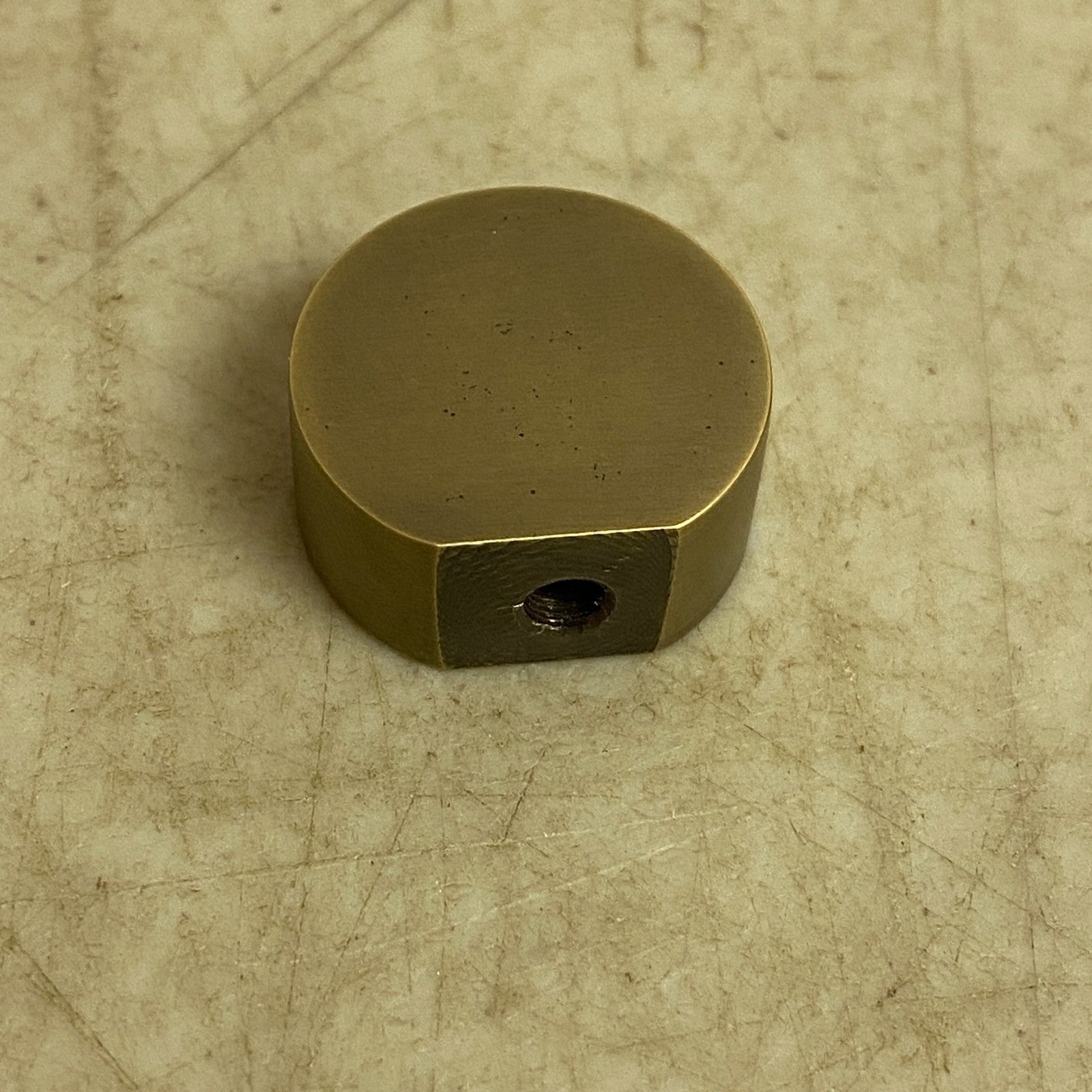 Signature Hardware 2 PACK Orvin Small Brass Round Cabinet Knob Antique Brass