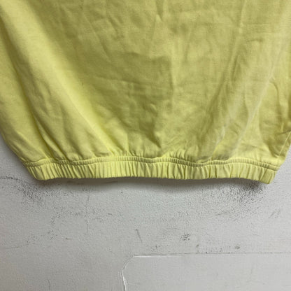 Calia Girls Cinch Bottom Tee Yellow Chill Short Sleeve Solid Cropped DAG12143