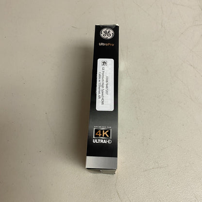 GE 6ft/1.82M 4K HDMI 2.0 Cable with Ethernet, Gold-Plated Connectors, 48720