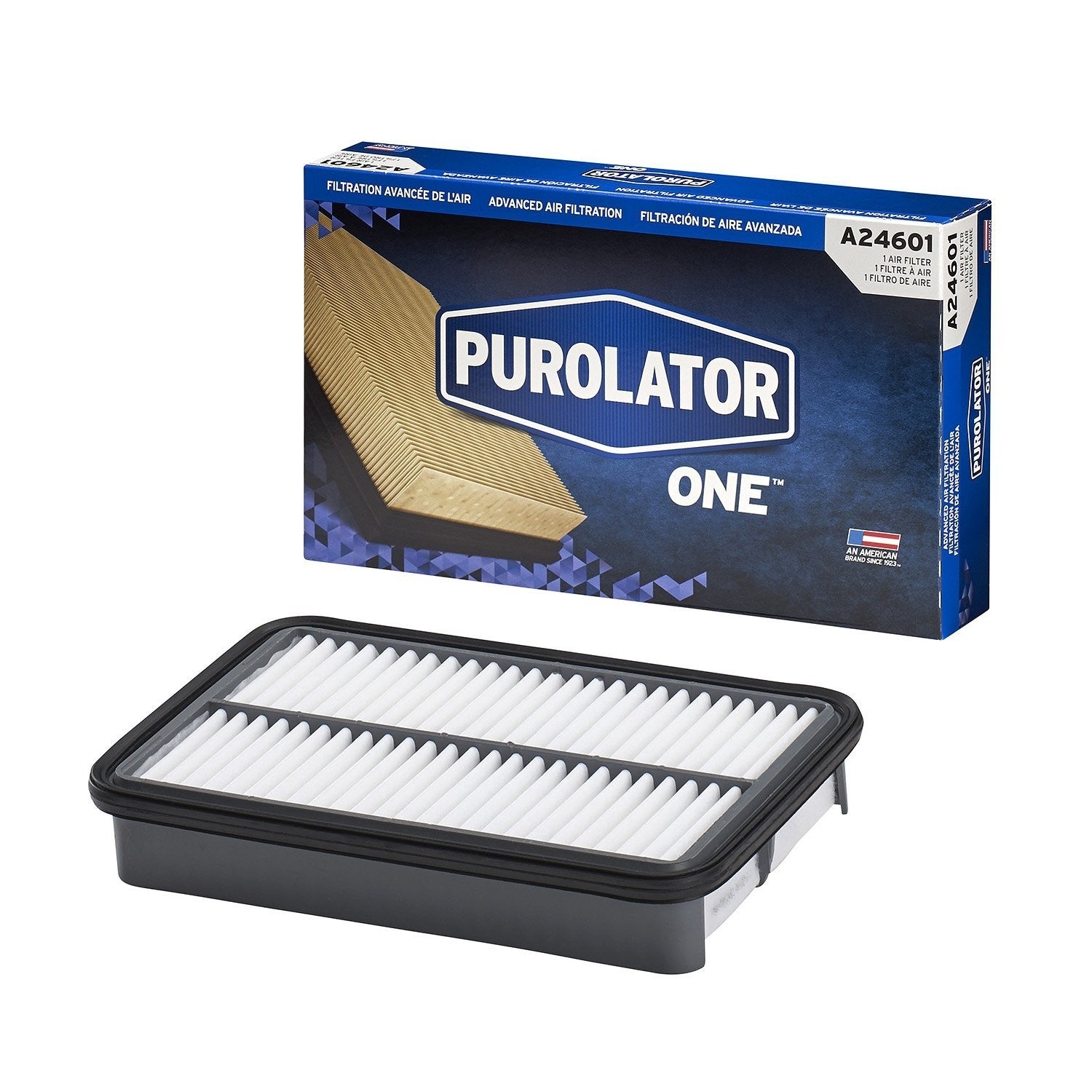 PUROLATOR One Air Filter Engine Panel  White Model A24601