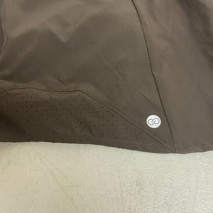 Calia Womens 3 in Mid Rise Infinity Run Short Coffee Grounds Relaxed WAX12336