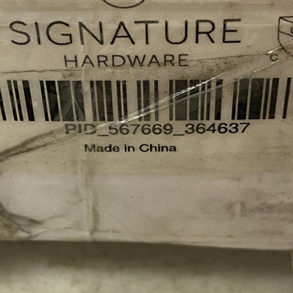 Signature Hardware 36" Cohen Linear Tile-In Shower Drain  - Matte Black