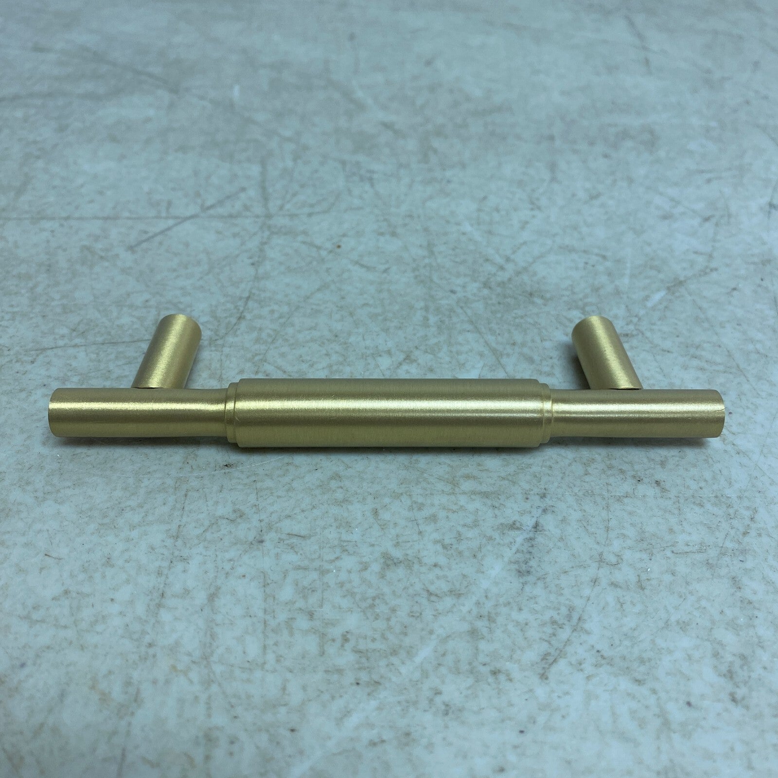 Signature Hardware 3-3/4" Colmar Solid Brass Cabinet Pull - Satin Brass