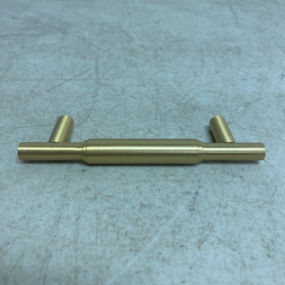 Signature Hardware 3-3/4" Colmar Solid Brass Cabinet Pull - Satin Brass