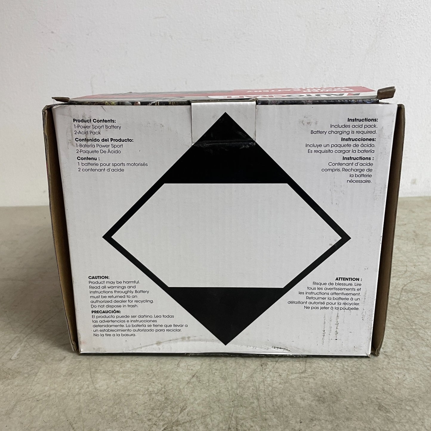 Autocraft Gold 18L-A 12V Powersports Battery 260A CCA Dry-Charged ATV Motorcycle