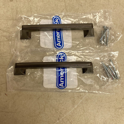 Amerock Mulholland 5-1/16 Inch Center to Center Handle Cabinet Pull-Gunmetal -2