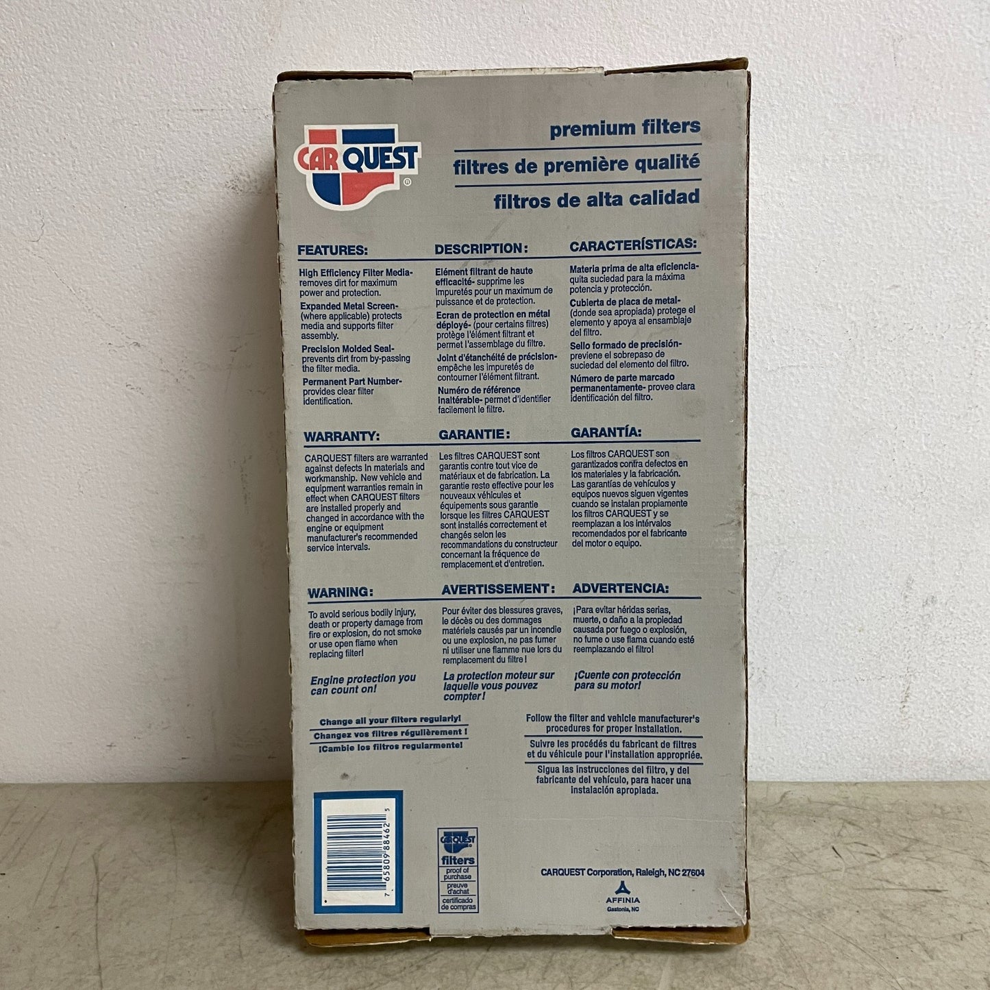 Carquest Premium 88462 Engine Air Filter OE Fit 99% Filtration Replacement