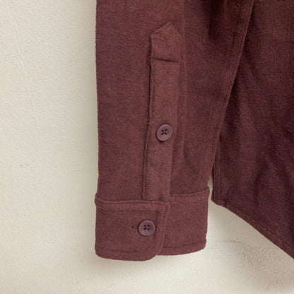 Alpine Design Men's AD M Wonderful Button Up Dark Burgundy Heather ADM23201P New