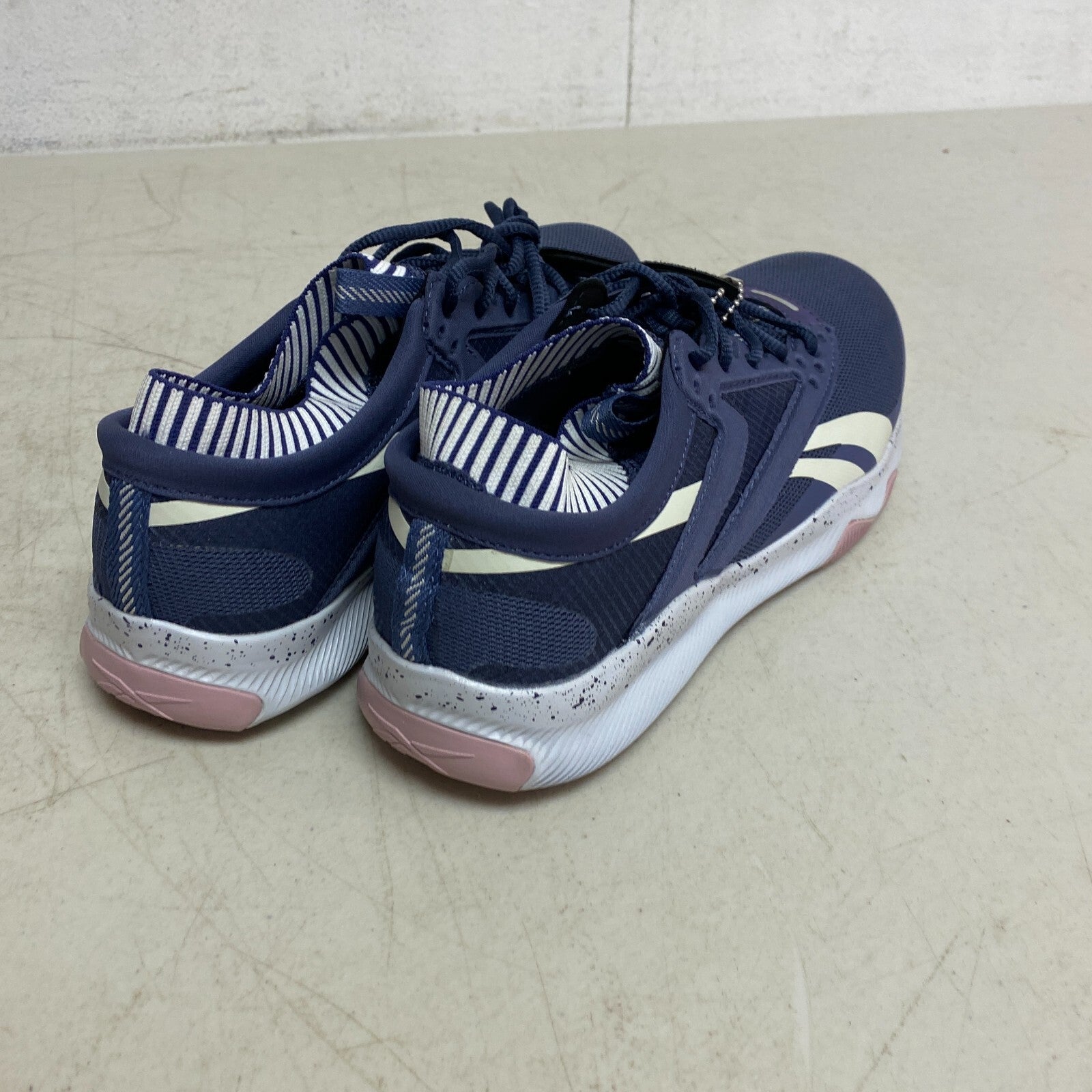 Reebok Women's HIIT TR Composite Toe Work Shoe Blue/Pink/White Size 10M RB481