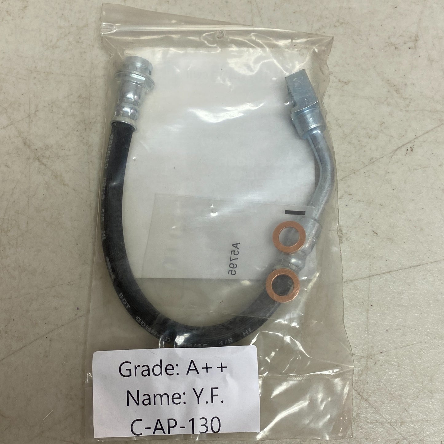 CARQUEST Brake Hydraulic Hose, Black EPDM Rubber, 12.6″, Model BHA620465