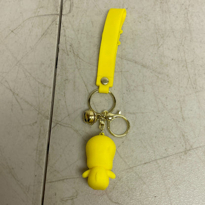Assorted Silicone Looney Tunes KeyChain with Tweety Bird & Bell Accessories