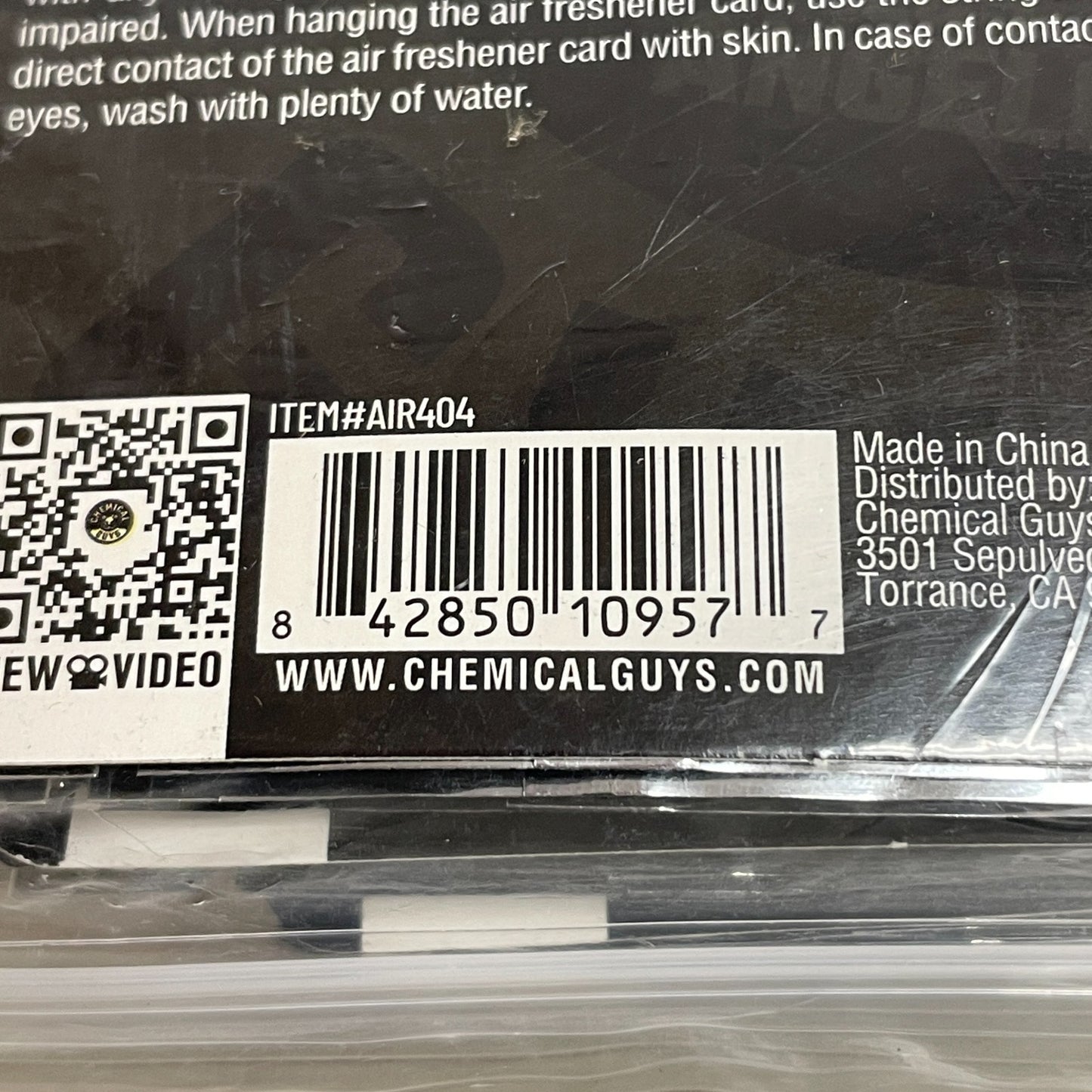 Chemical Guys Signature Scent Hanging Air Freshener 3-Pack AIR40404 Variety