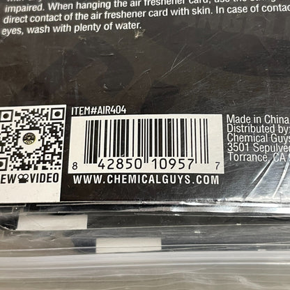 Chemical Guys Signature Scent Hanging Air Freshener 3-Pack AIR40404 Variety