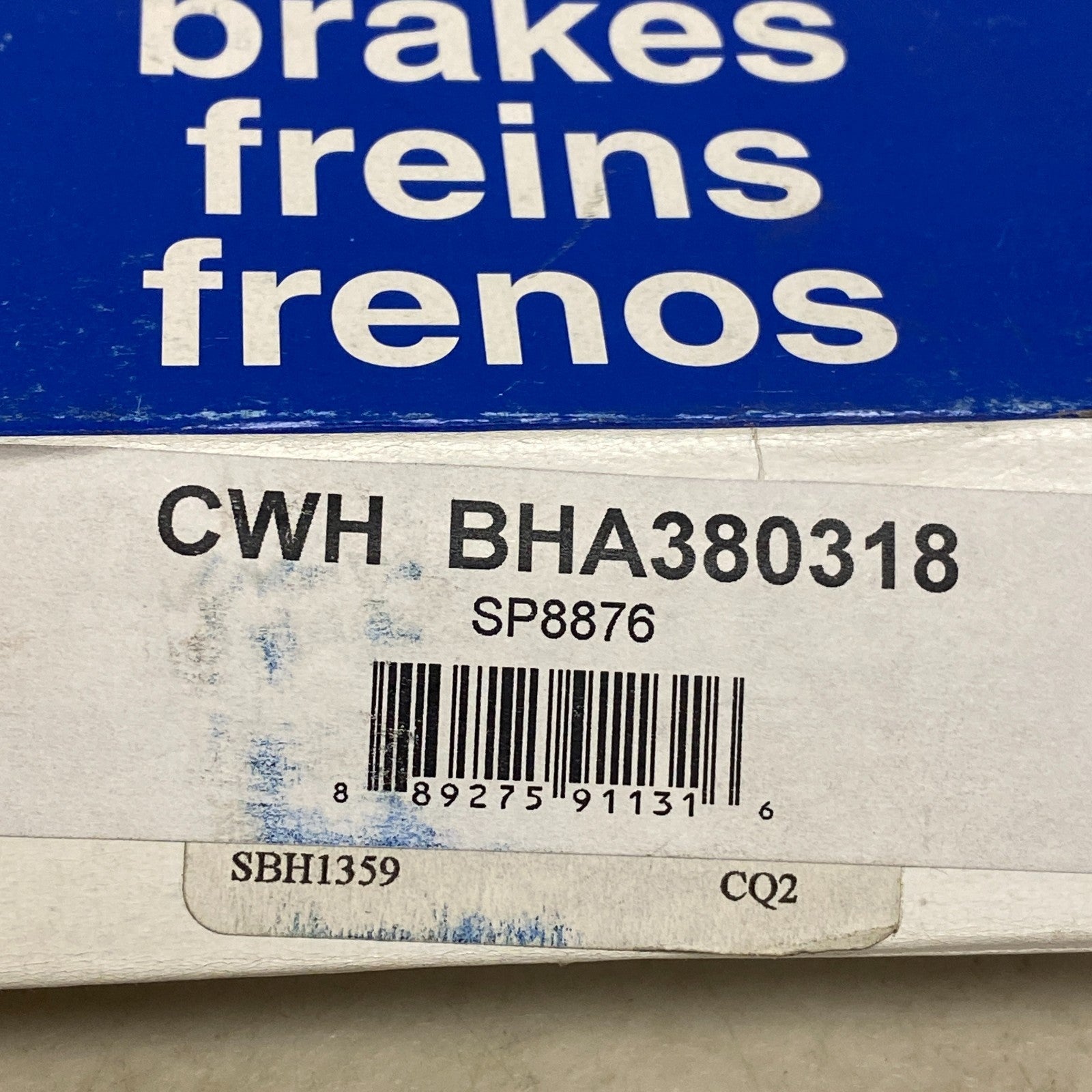 CARQUEST Brake Hydraulic Hose Assembly Black EPDM Rubber Model BHA380318