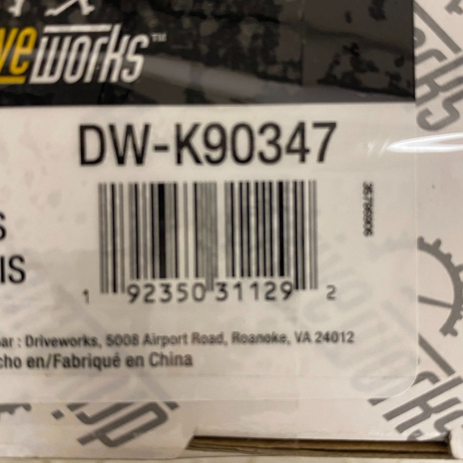 Driveworks Front Lower Suspension Ball Joint Passenger Side Metal DW‑K90347