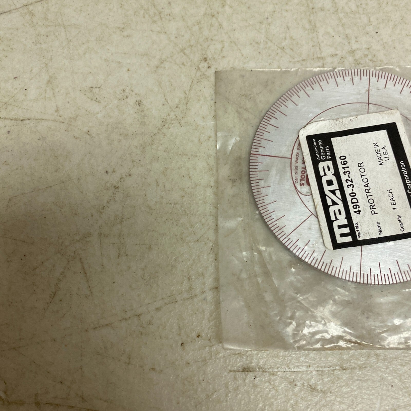 Mazda Protractor 49D0-32-3160 Brand New