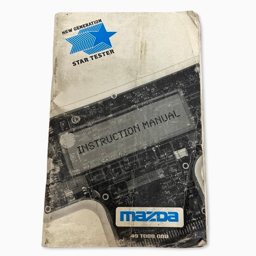 Mazda NGS Diagnostic Tool Instruction Manual Booklet 2490‑840