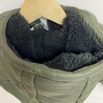 DSG Boys Insulated Jacket Dark Green Solid DOB23500A Warm Winter Weather Soft