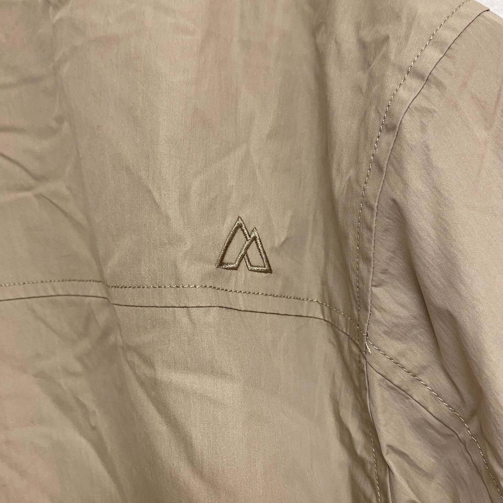 ALPINE DESIGN AD M ELEGANT HILLTOP VIEW SHIRT JACKT LIGHT BEIGE ADM23609 NEW!