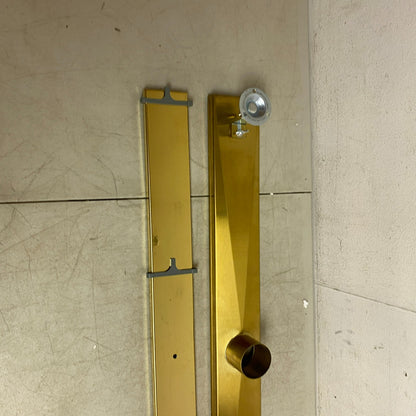 Signature Hardware 32" Cohen Linear Tile-In Shower Drain - Polished Brass