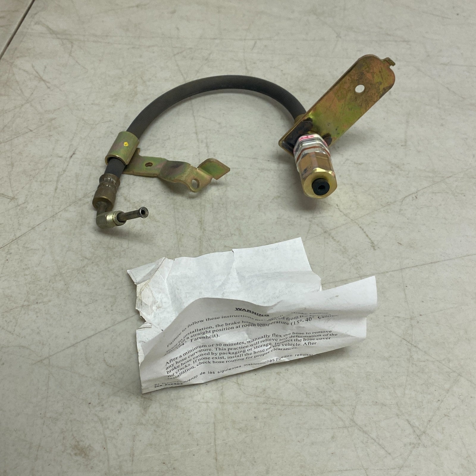 CARQUEST Brake Hydraulic Hose Assembly Black EPDM Rubber Model BHA380975