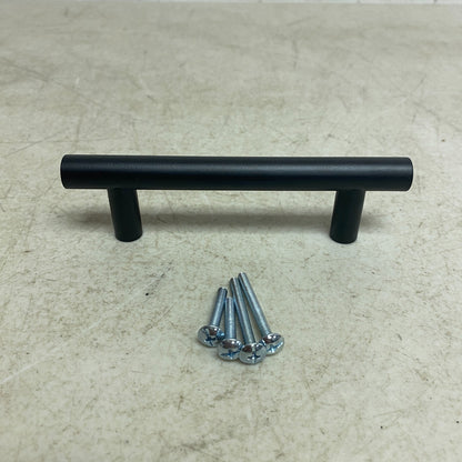 SIGNATURE HARDWARE 3-3/4" AVIGNON SOLID BRASS CABINET PULL MATTE BLACK