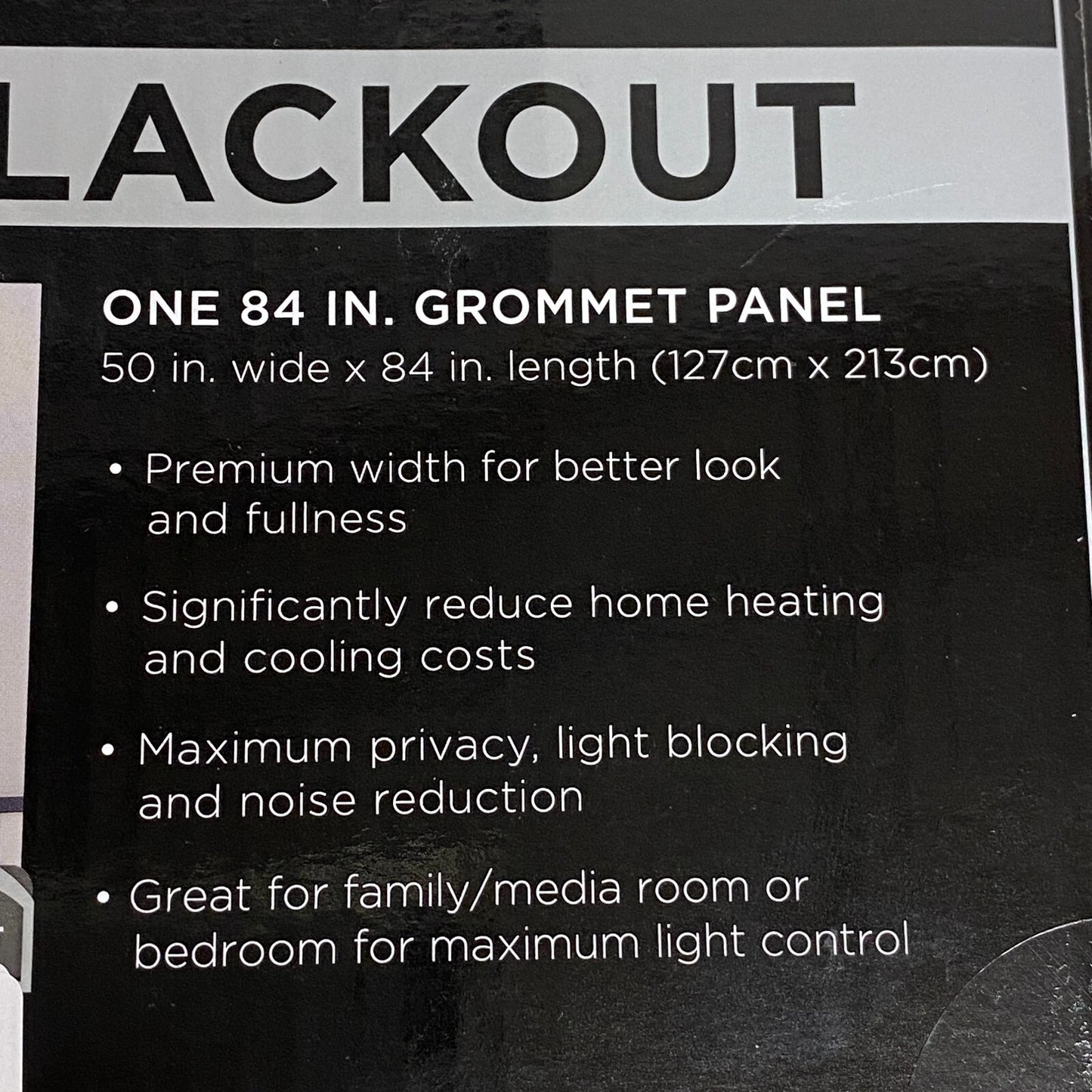 Eclipse Absolute Zero - 100% Blackout One Grommet Panel Curtains 50"x84" - Jade