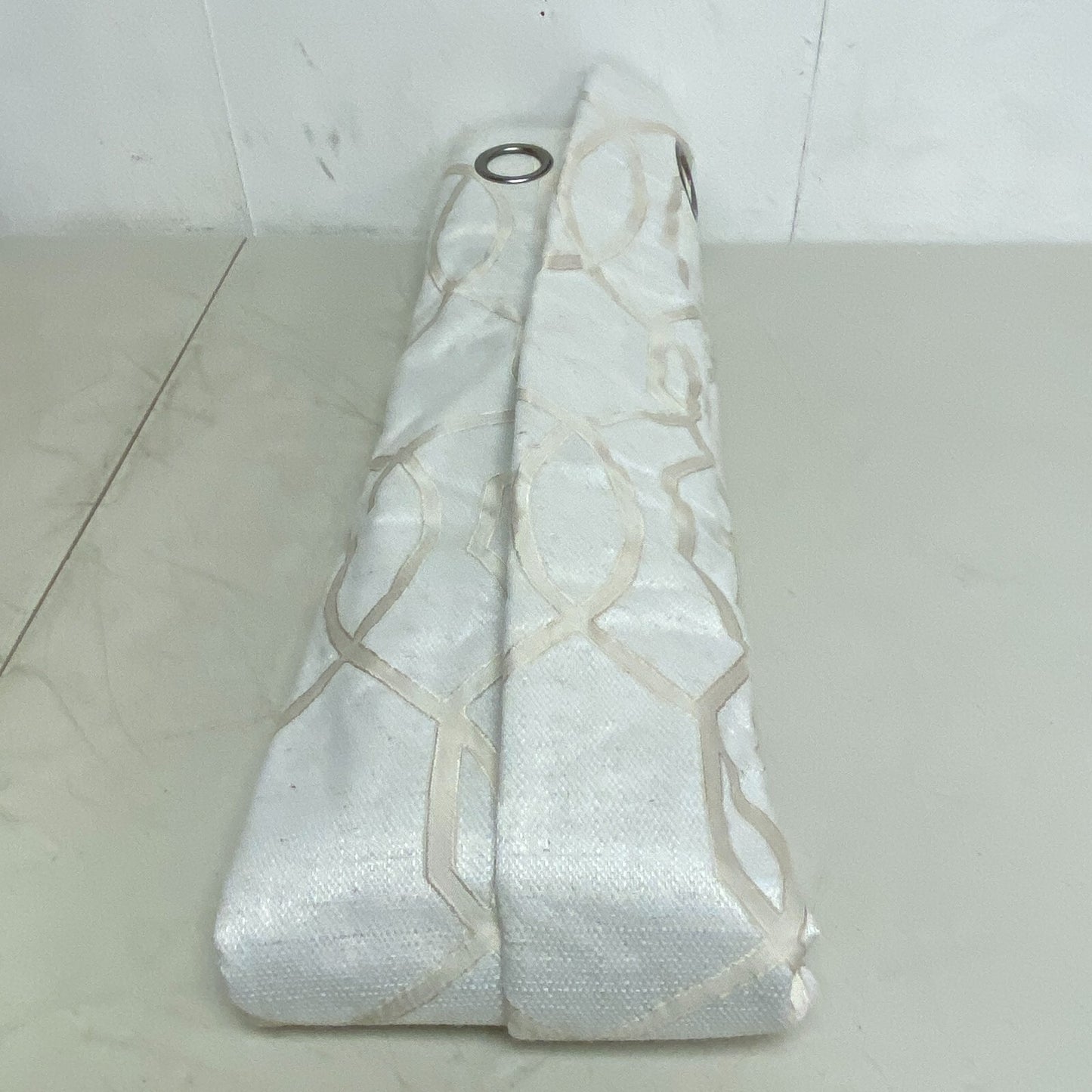 Eclipse Grommet Fleece Lined Insulating Curtain 50in x 108in Ambiance Lattice...