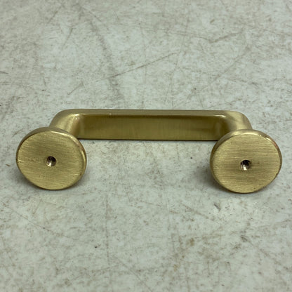 Signature Hardware 3" Belfast Solid Brass Cabinet Pull - Satin Brass