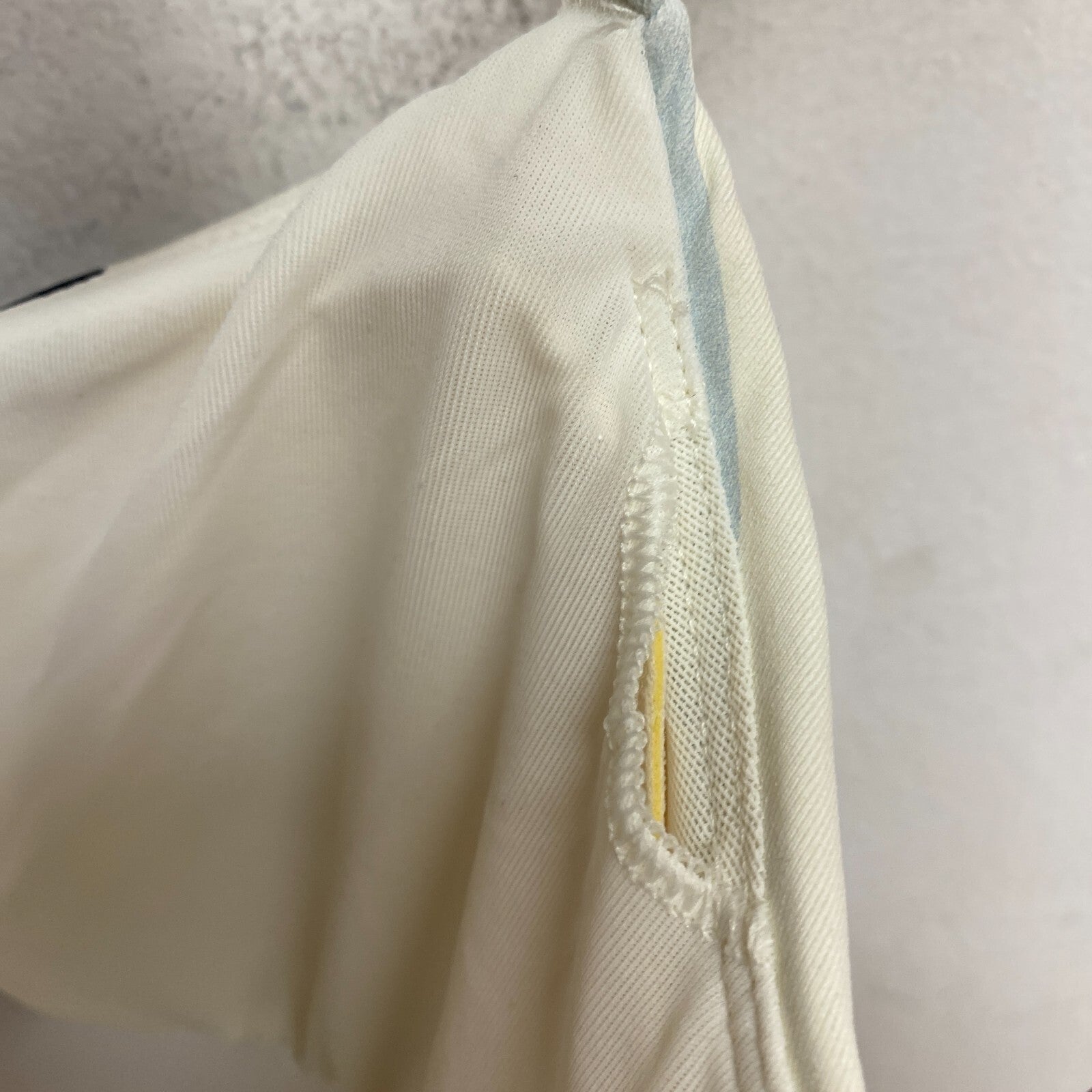 Calia Women's Swim  Tie Back Bikini Top Wavy Blocks Blue WSA23200PRT Brand New!