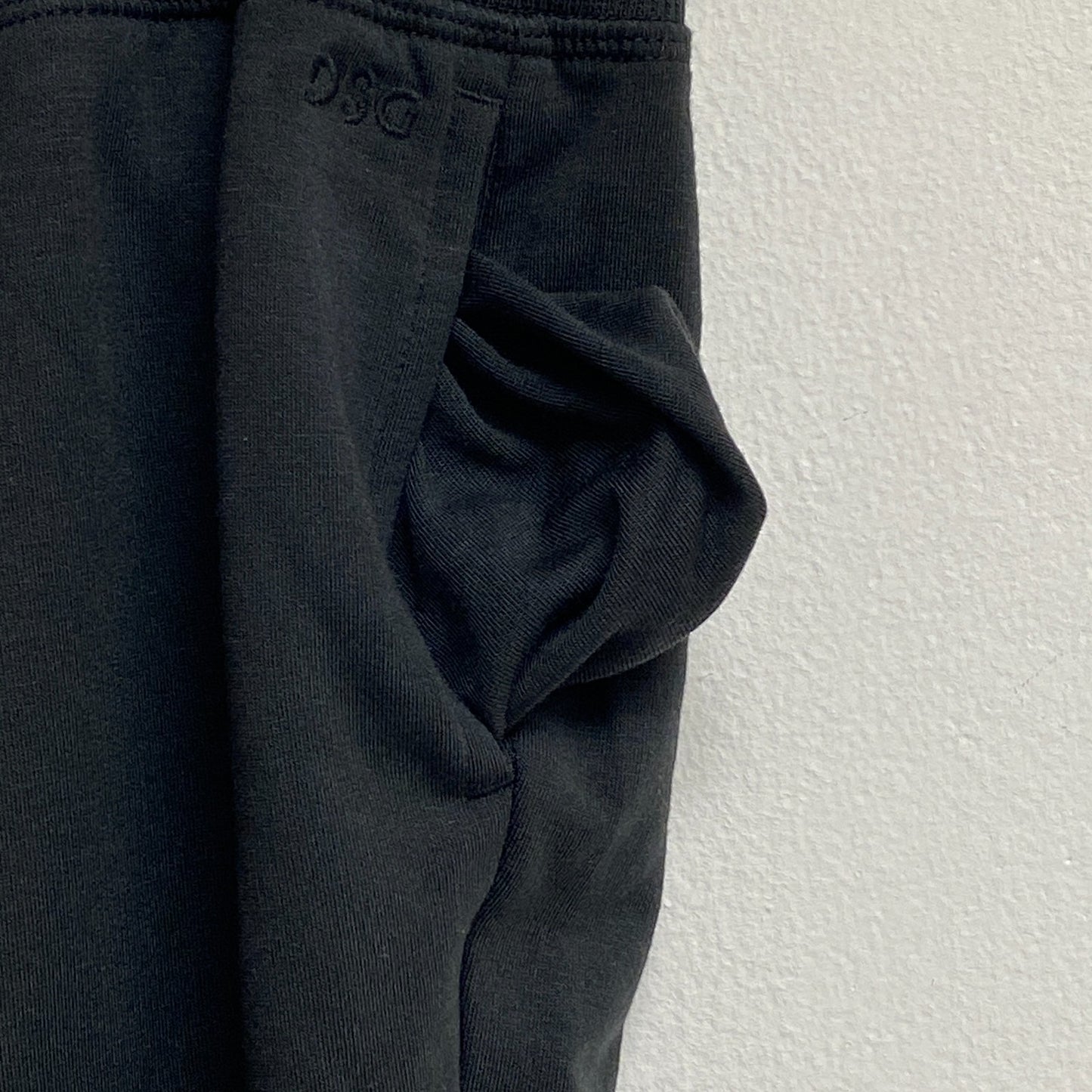 DSG Girls Slim Jogger Pants Pure Black DAG21445 Athletic Fit Sweatpants