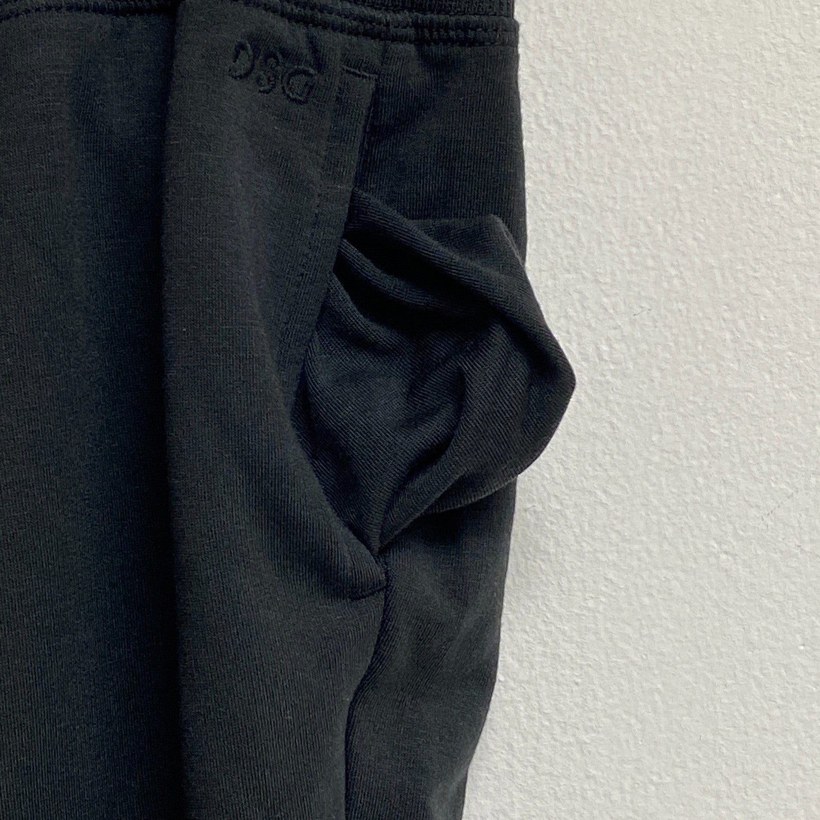 DSG Girls Slim Jogger Pants Pure Black DAG21445 Athletic Fit Sweatpants