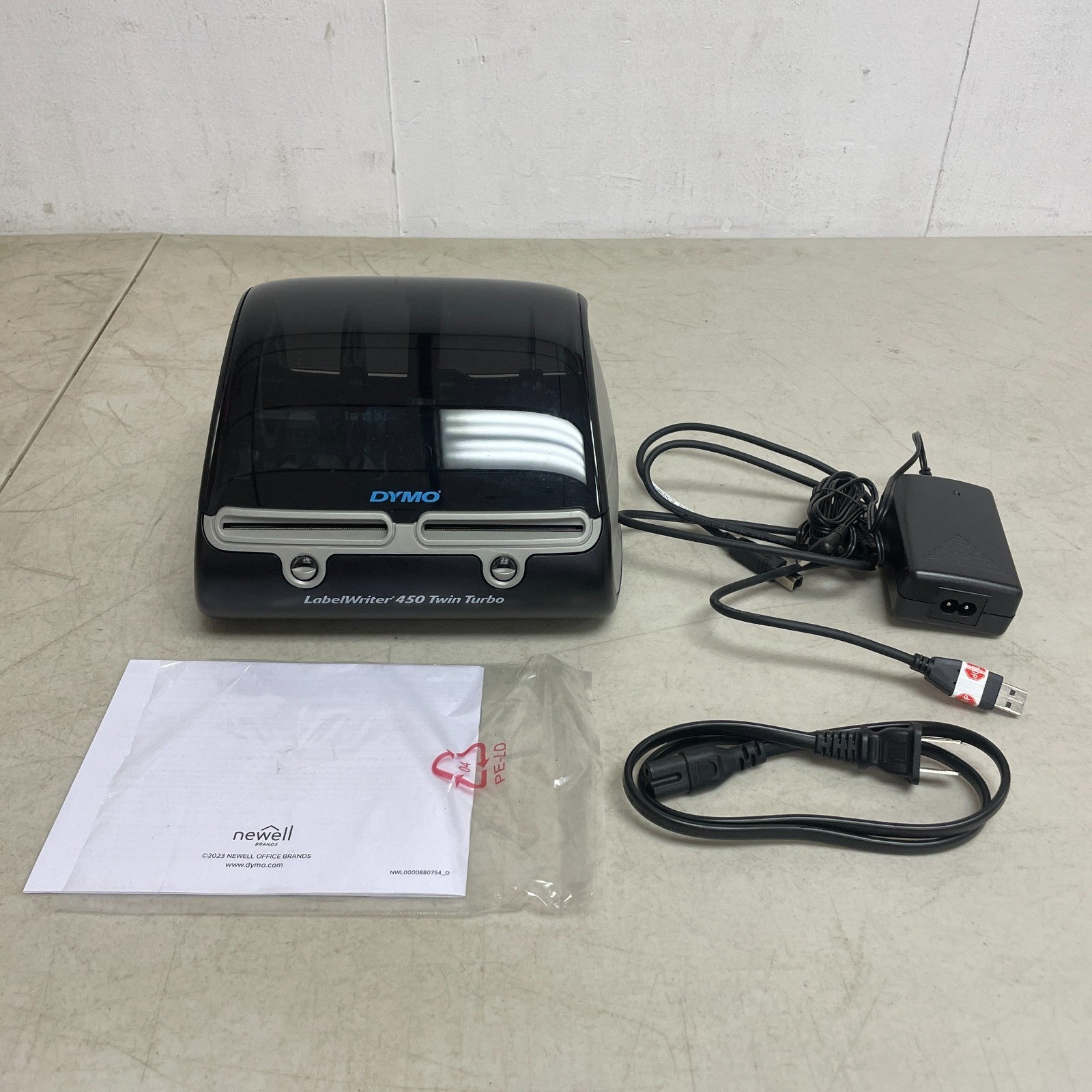 DYMO LabelWriter 450 Twin Turbo Direct Thermal Dual Roll USB Label Printer