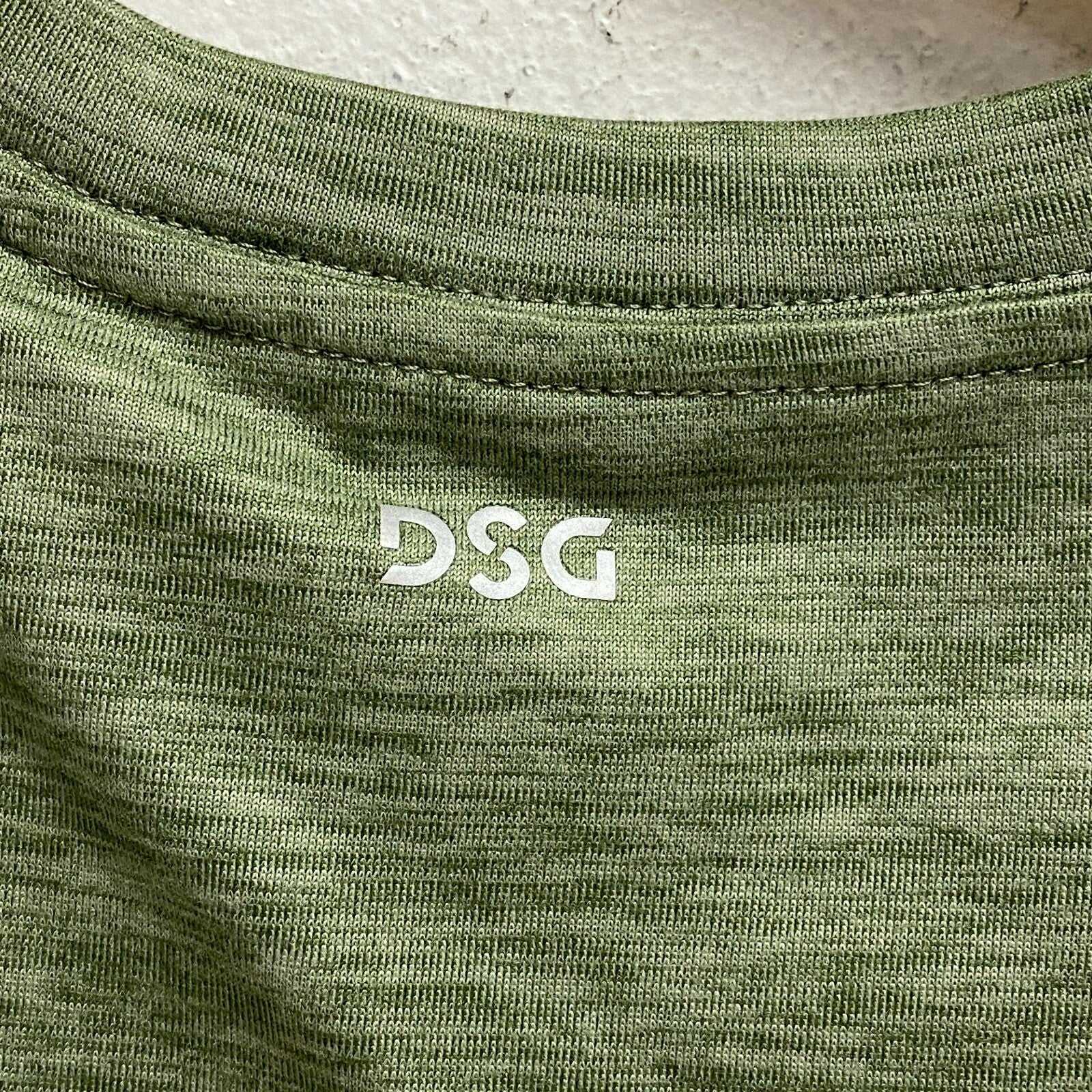 DSG Girls' Performance Muscle Tank Olive Leaf DAG13100 Sporty Training Fitness