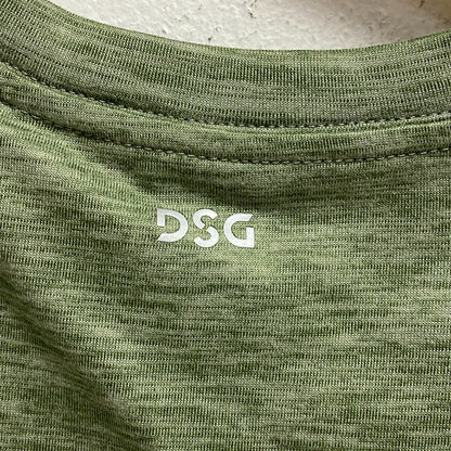 DSG Girls' Performance Muscle Tank Olive Leaf DAG13100 Sporty Training Fitness