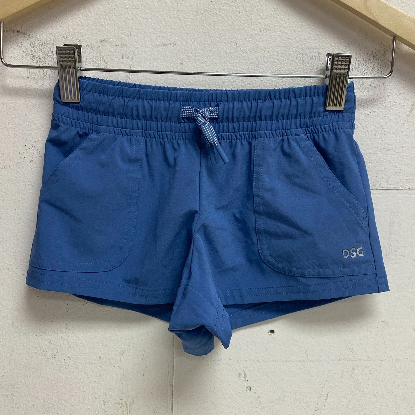 DSG Girls' Fashion Shorts Basin Blue Solid Summer Stylish DAG12128