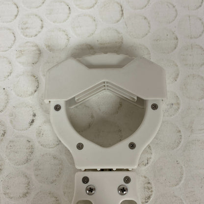 Camco 53083 Clamp-Mounted Large Cup Holder Fits 2 Inch Rails White