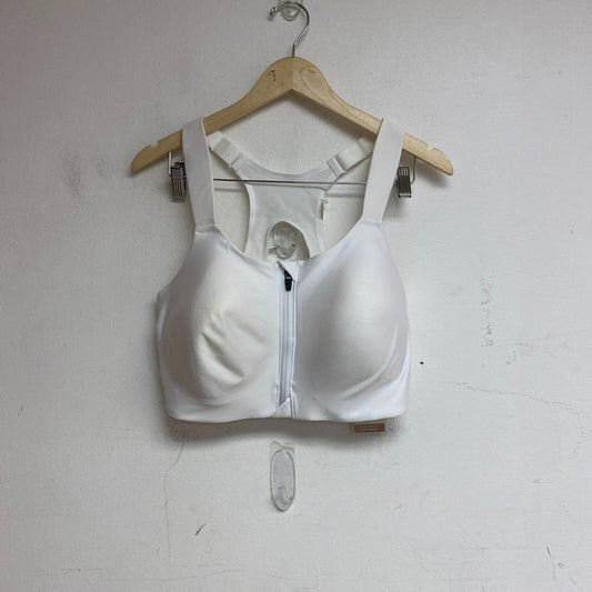 Calia Women High support Go All Out Zip Front Bra Pure White WAX17103EW