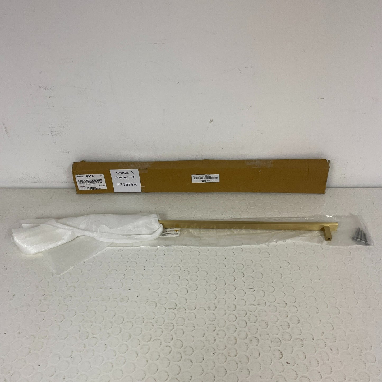 Signature Hardware 24" Colville Solid Brass Appliance Pull - Satin Brass