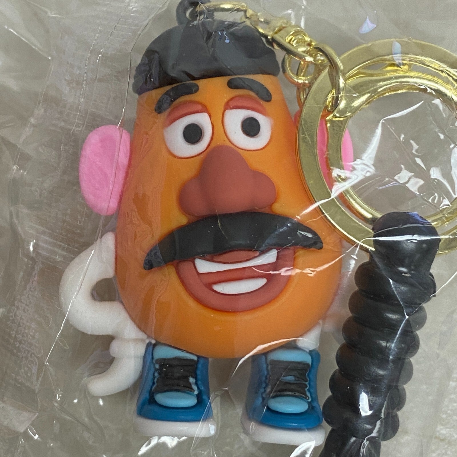 New Assorted Silicone Disney Toy Story Keychain with Mr. Potato Head Accessory