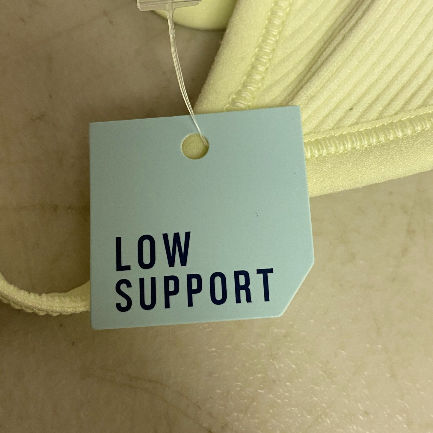 DSG Womens Seamless Ribbed Bra Hyper Citrus Sleeveless Solid Cropped DAW11710