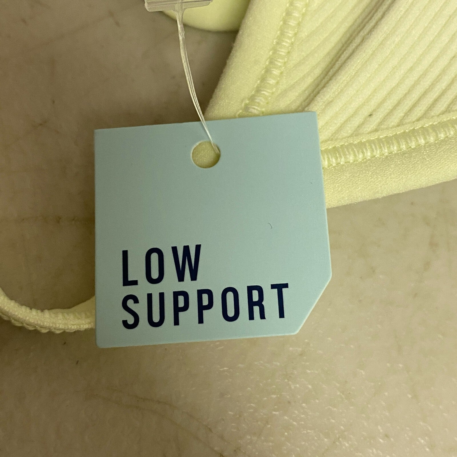 DSG Womens Seamless Ribbed Bra Hyper Citrus Sleeveless Solid Cropped DAW11710